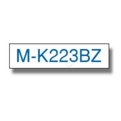 Brother Beschriftungsband blau auf weiss (MK223BZ), 9mm, nicht laminiert