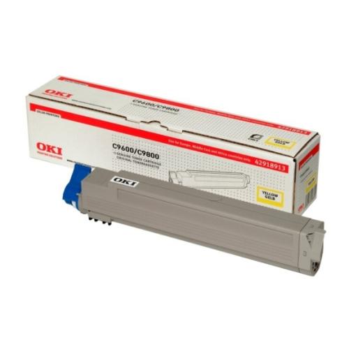 Oki Toner gelb (42918913)