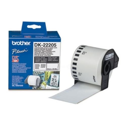 Brother Etiketten weiss (DK22205), 62mm