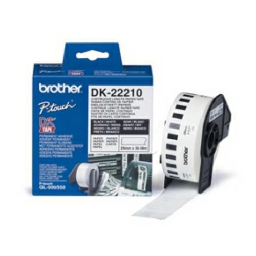 Brother Etiketten weiss (DK22210), 29mm