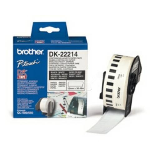 Brother Etiketten weiss (DK22214), 12mm