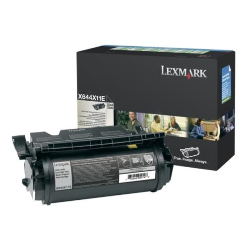 Lexmark Toner schwarz (X644X11E / 0X644X11E) (Return, hohe Kapazität)