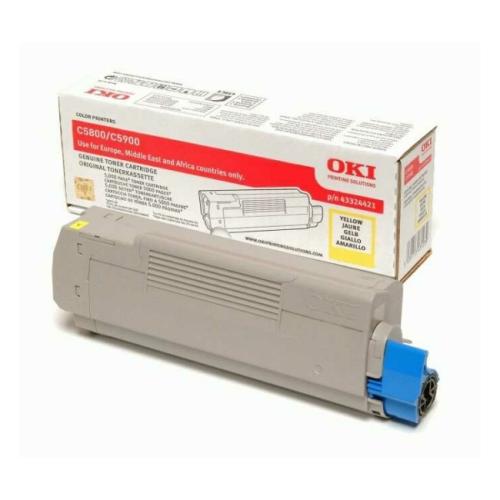 Oki Toner gelb (43324421)