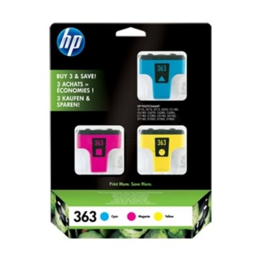 HP Tintenpatrone Cyan / magenta / gelb (CB333EE / 363) (Multipack)