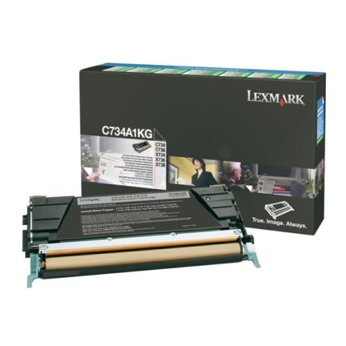 Lexmark Toner schwarz (C734A1KG / 0C734A1KG) (Return)