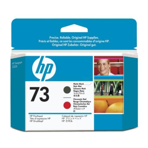 HP Druckkopf schwarz matt / rot (CD949A / 73)