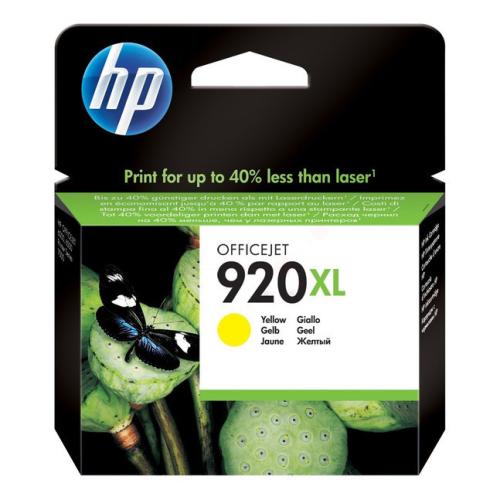 HP Tintenpatrone gelb (CD974AE / 920XL) (hohe Kapazität)