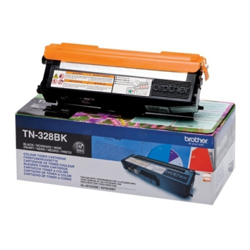 Brother Toner schwarz (TN328BK) (hohe Kapazität)