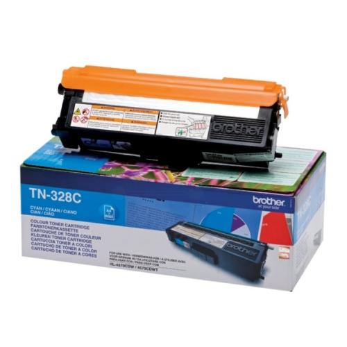 Brother Toner Cyan (TN328C) (hohe Kapazität)