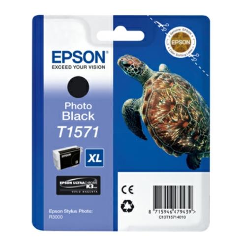 Epson Tintenpatrone schwarz foto (C13T15714010 / T1571)
