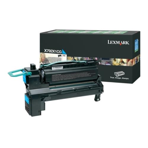 Lexmark Toner Cyan (X792X1CG / 0X792X1CG) (Return)