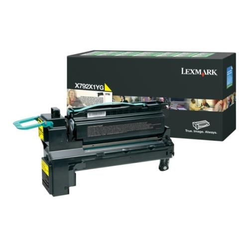 Lexmark Toner gelb (X792X1YG / 0X792X1YG) (Return)
