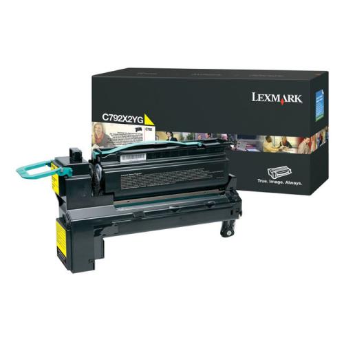 Lexmark Toner gelb (C792X2YG / 0C792X2YG) (hohe Kapazität)