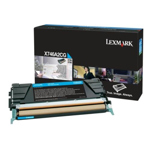 Lexmark Toner Cyan (X746A2CG / 0X746A2CG)