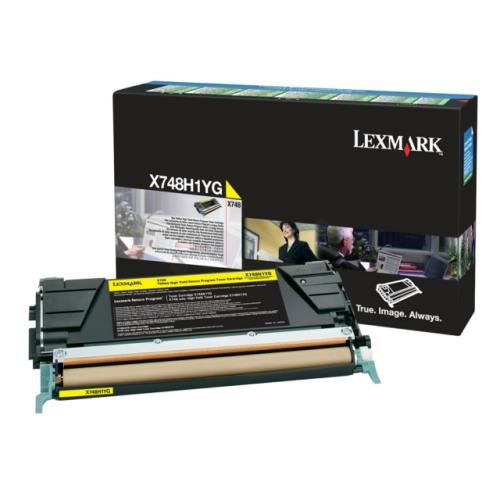 Lexmark Toner gelb (X748H1YG / 0X748H1YG) (Return)