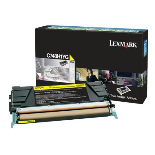 Lexmark Toner gelb (C748H1YG / 0C748H1YG) (Return)