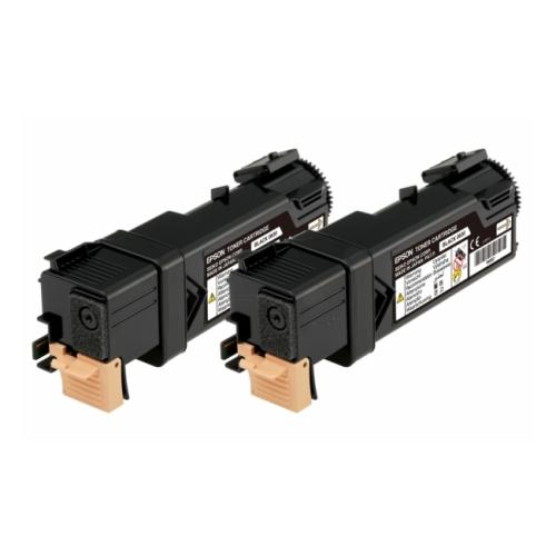 Epson Toner schwarz (C13S050631 / 0630) (Doppelpack)