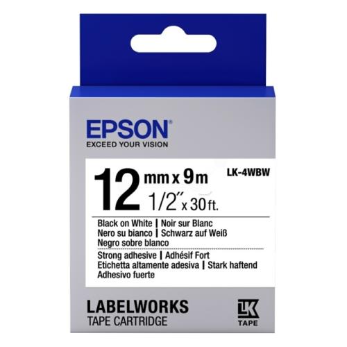 Epson Farbband schwarz / weiss (C53S654016 / LK4WBW)