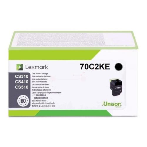 Lexmark Toner schwarz (70C20KE / 702K)