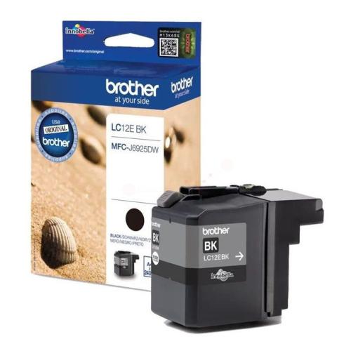 Brother Tintenpatrone schwarz (LC12EBK)