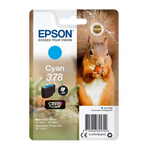 Epson Tintenpatrone Cyan (C13T37824010 / 378)