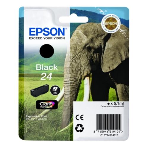 Epson Tintenpatrone schwarz (C13T24214012 / 24)