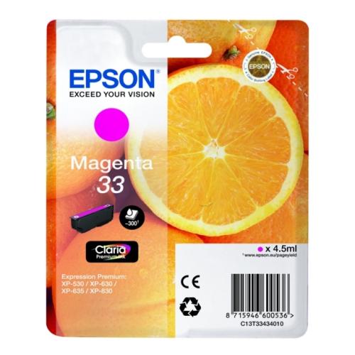 Epson Tintenpatrone magenta (C13T33434012 / 33)