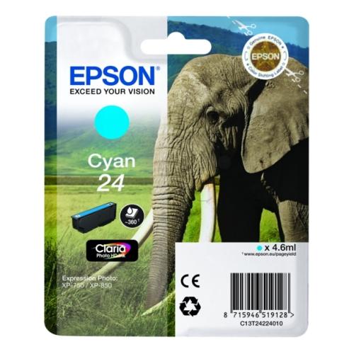 Epson Tintenpatrone Cyan (C13T24224012 / 24)