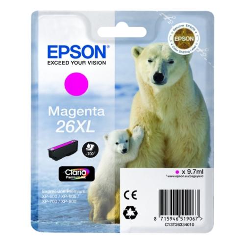 Epson Tintenpatrone magenta (C13T26334012 / 26XL) (hohe Kapazität)
