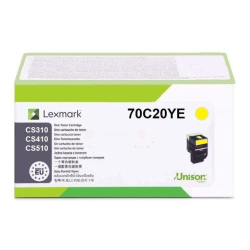 Lexmark Toner gelb (70C20YE / 702Y)