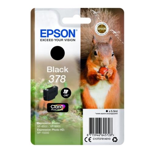 Epson Tintenpatrone schwarz (C13T37814010 / 378)