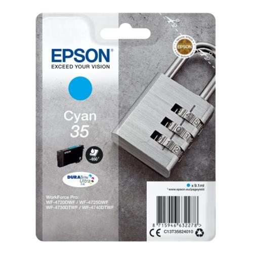 Epson Tintenpatrone Cyan (C13T35824010 / 35)