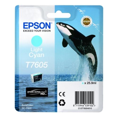 Epson Tintenpatrone Cyan-Foto (C13T76054010 / T7605)