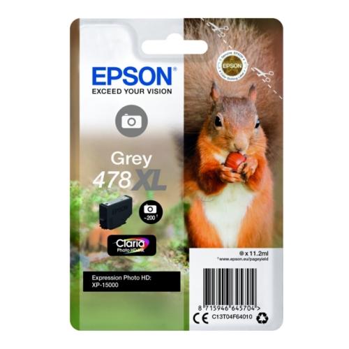 Epson Tintenpatrone grau (C13T04F64010 / 478XL) (hohe Kapazität)