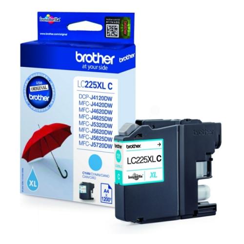 Brother Tintenpatrone Cyan (LC225XLC)
