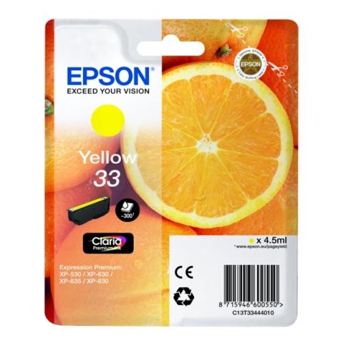Epson Tintenpatrone gelb (C13T33444012 / 33)