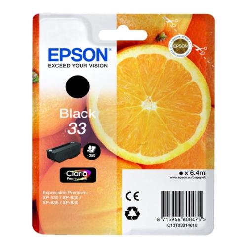 Epson Tintenpatrone schwarz (C13T33314012 / 33)