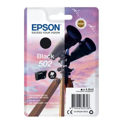 Epson Tintenpatrone schwarz (C13T02V14010 / 502)