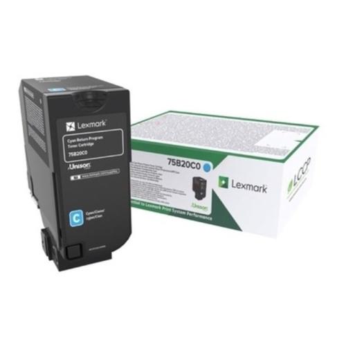 Lexmark Toner Cyan (75B20C0 / 075B20C0) (Return)