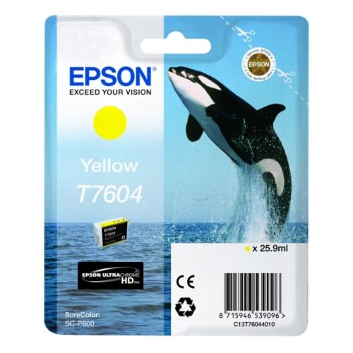 Epson Tintenpatrone gelb (C13T76044010 / T7604)