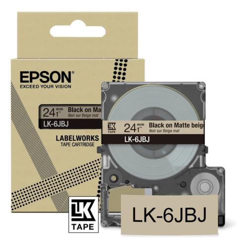 Epson Etiketten schwarz (C53S672092 / LK6JBJ)