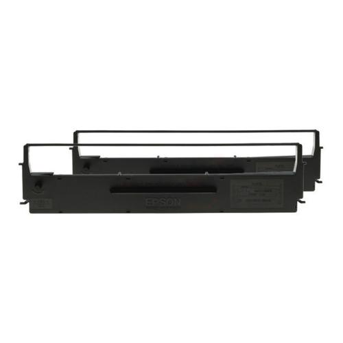 Epson Farbband schwarz (C13S015646 / 7753) (Doppelpack)