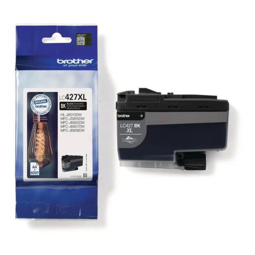 Brother Tintenpatrone schwarz (LC427XLBK) (hohe Kapazität)