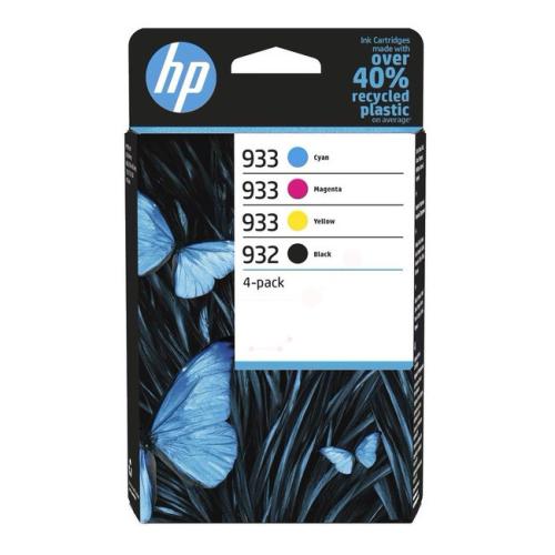 HP Tintenpatrone schwarz / Cyan / magenta / gelb (6ZC71AE / 932933) (Multipack)