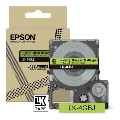 Epson Etiketten schwarz / grün (C53S672077 / LK4GBJ)
