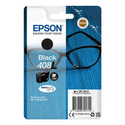 Epson Tintenpatrone schwarz (C13T09K14010 / 408L) (hohe Kapazität)