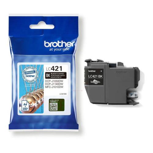Brother Tintenpatrone schwarz (LC421BK)