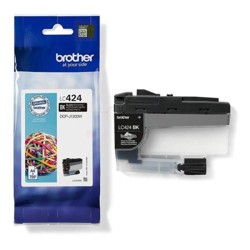 Brother Tintenpatrone schwarz (LC424BK)