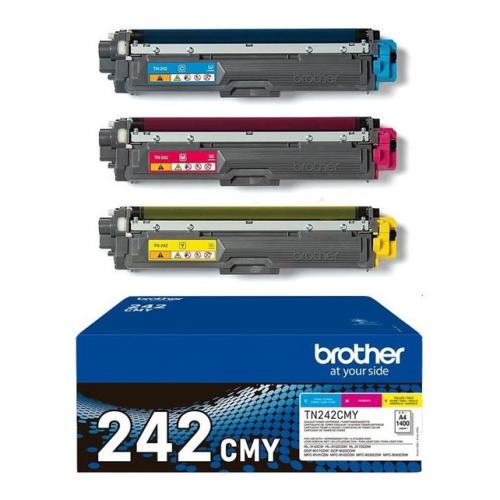 Brother Toner Cyan / magenta / gelb (TN242CMY) (Multipack)