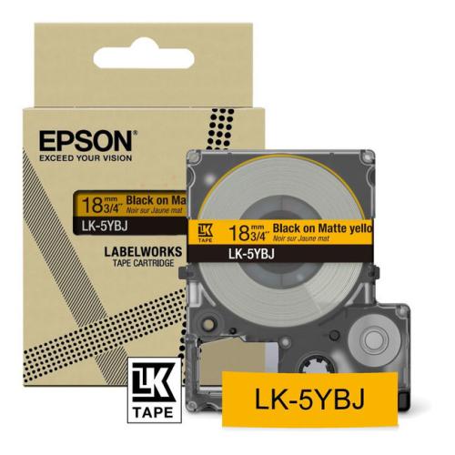Epson Etiketten schwarz / gelb (C53S672075 / LK5YBJ)